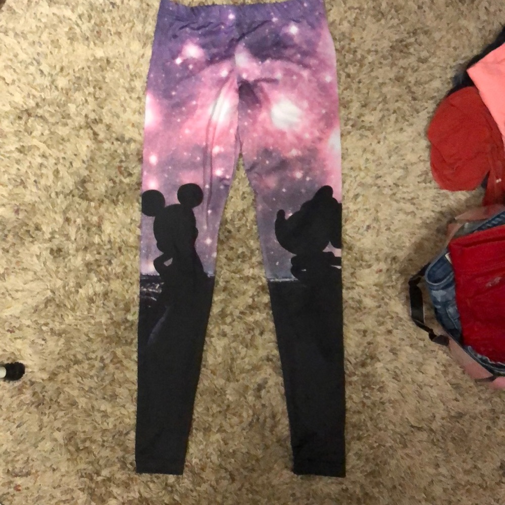 Minnie Mickey leggings small